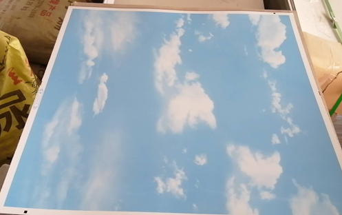 天蓝色云朵工程板产品图